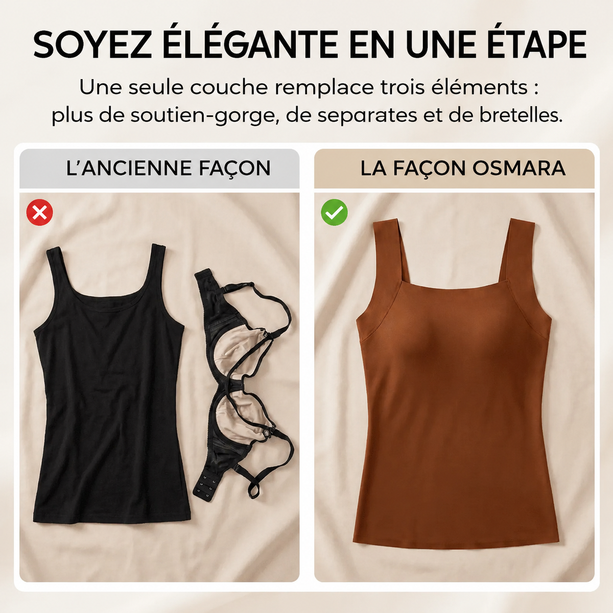 Débardeur Sculptant avec Soutien-Gorge Intégré