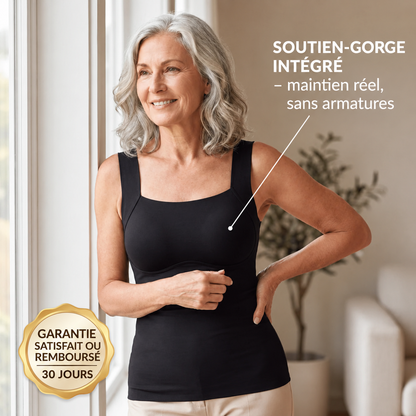 Débardeur Sculptant avec Soutien-Gorge Intégré