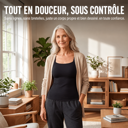Débardeur Sculptant avec Soutien-Gorge Intégré
